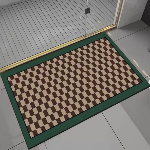 Diatomaceous Earth Soft Mat Water- Absorbent Bathroom Luxury Mat Entrance Rugs Bathroom Door Mat Toilet Non-Slip Foot Mat