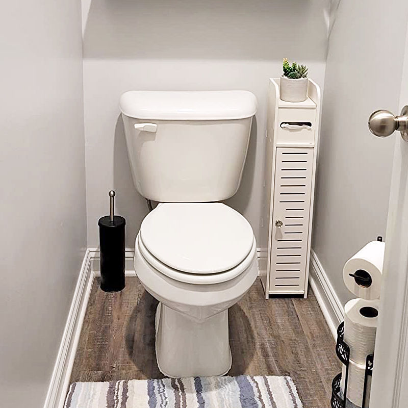Armario de inodoro hueco de baño gabinete de tejido antibacteriano gabinete de tejido hueco de inodoro gabinete de baño impermeable