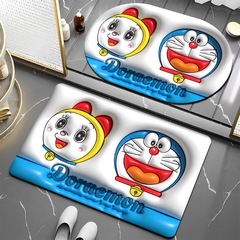 3D three-dimensional floor mat expanded diatom mud bathroom bathroom entrance toilet quick-drying water-absorbent foot mat non-slip floor mat