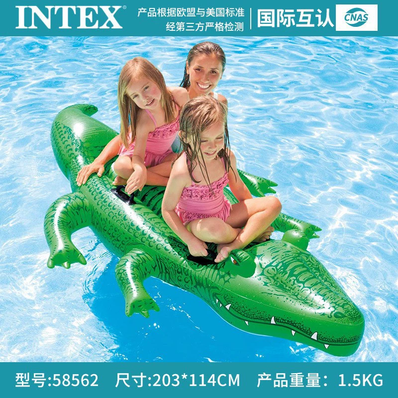 Надувной плавательный круг (INTEX) — лебедь/фламинго/единорог/павлин/и т.д., ПВХ, для взрослых и детей, варианты 105×82 см