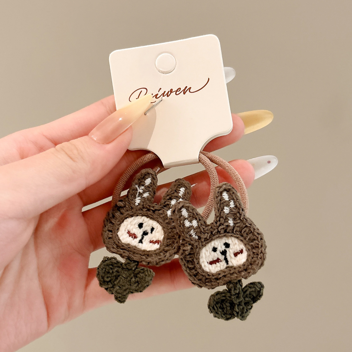 Papá Noel correa de goma para niños navideños vestido de cabello jardín de infantes bebé anillo de cabello de Navidad atmósfera accesorios