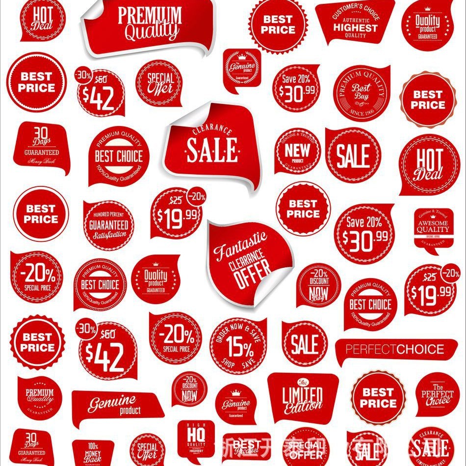 【专 业 定 制】生产工厂印刷4色大量优惠圆形不干胶贴纸定