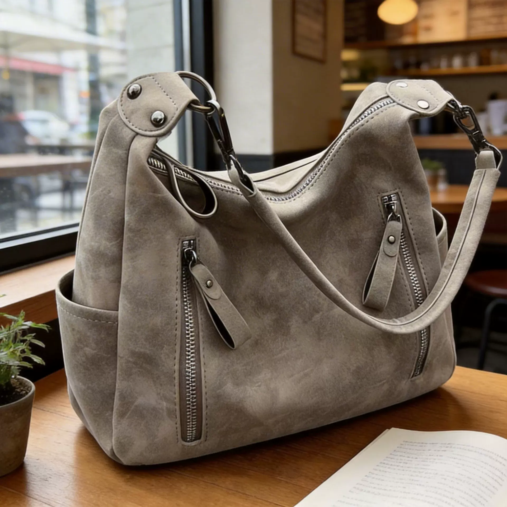 大容量包包女2025新款斜挎包质感上课大学生单肩包手提通勤托特包