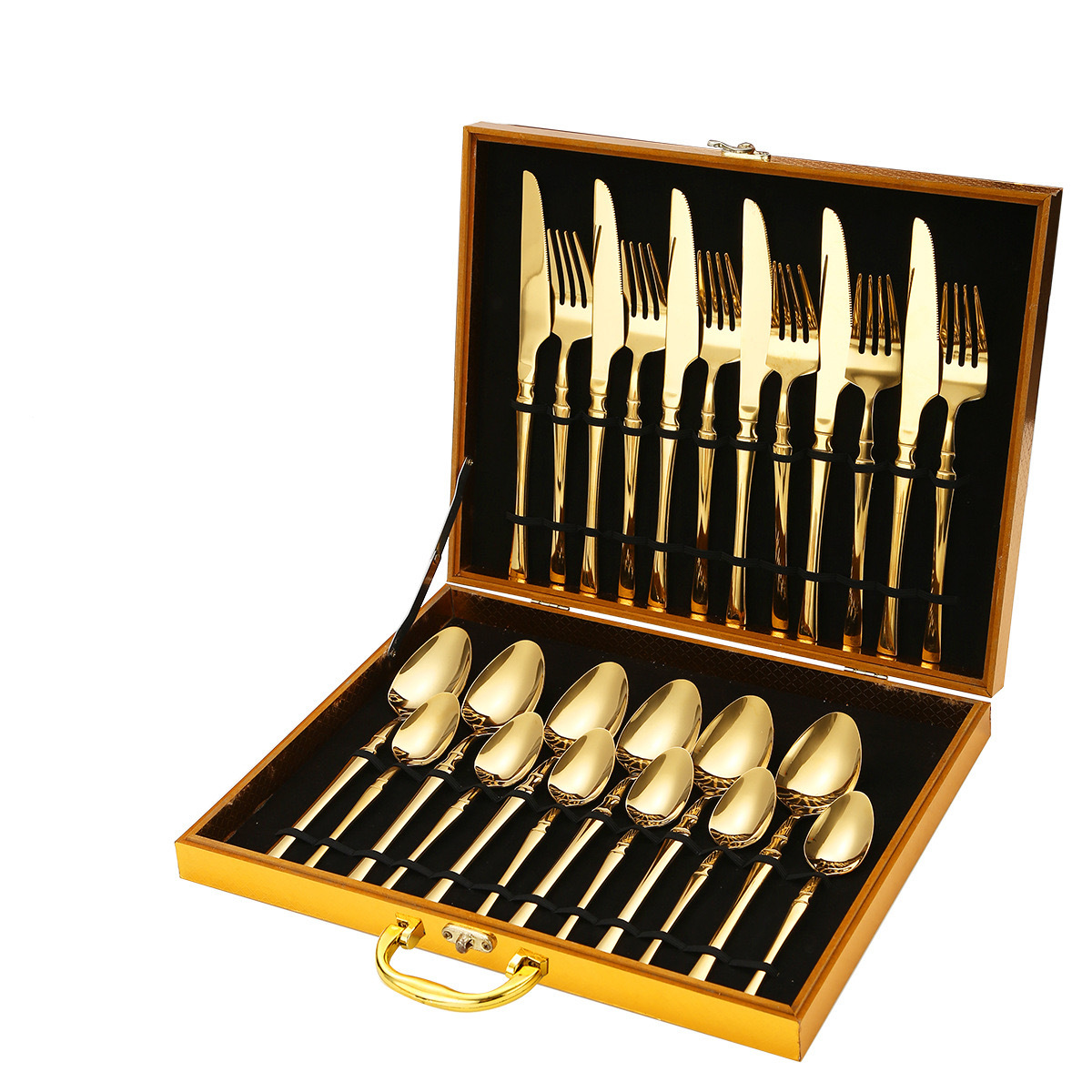 Trans-border Amazon Xiaoman cintura juego de vajilla de acero inoxidable hotel comida occidental cuchillo tenedor cuchara caja de regalo bistec cuchillo tenedor cuchara