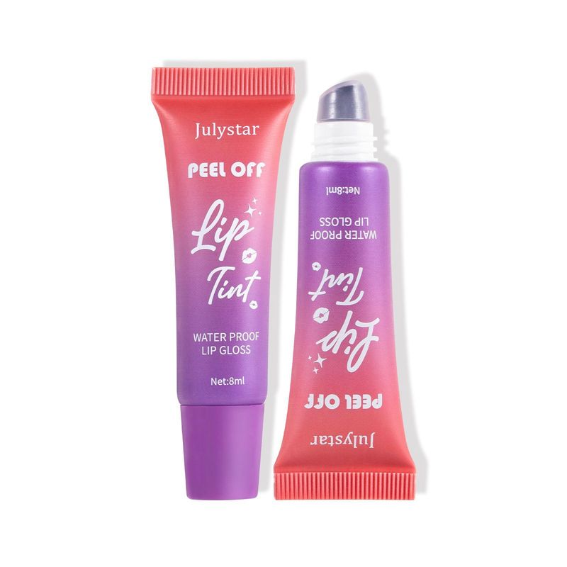 Julystar フルーティーリップメイクティアオフリップ釉薬マットマットベースカラー防水ティアオフ口紅卸売|undefined