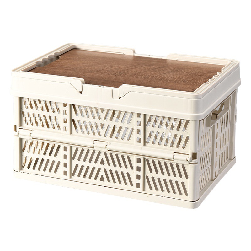 Acampar al aire libre plegable caja de almacenamiento del hogar caja de almacenamiento de coche de camping Tronco caja de almacenamiento portátil