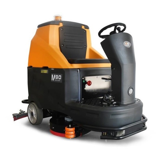 南博M90驾驶式大型洗地机新能源电瓶洗地机清洁车保洁车酒店车间