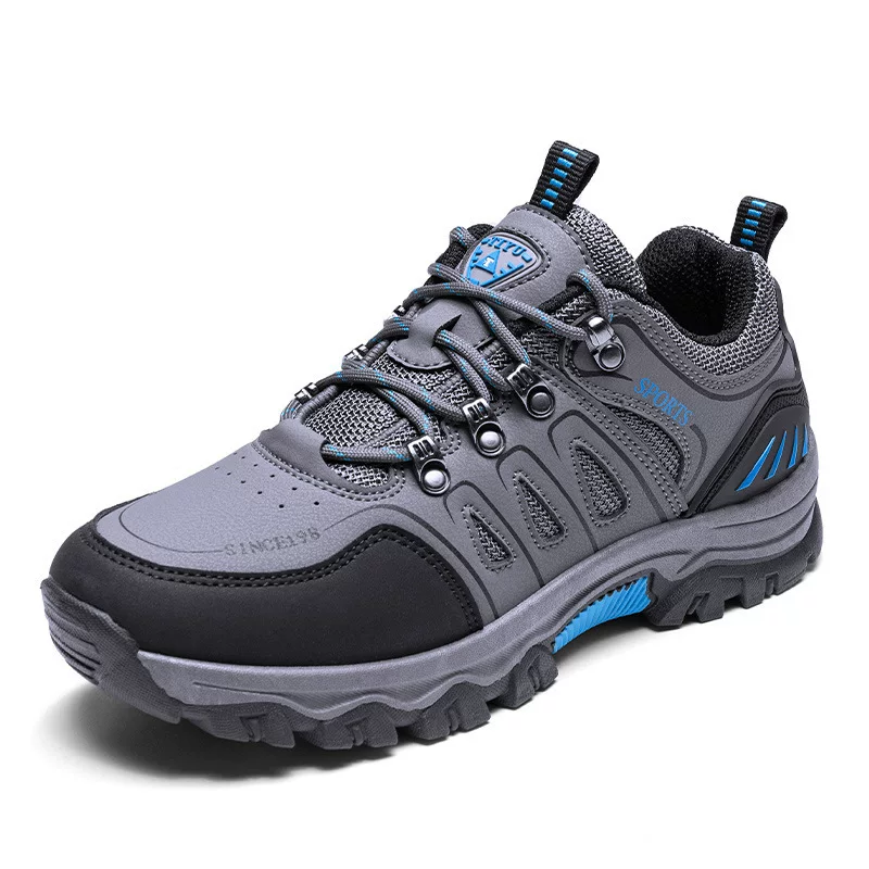 Breathable non-slip footwear, wear-resistant climbing men's sports shoes for leisure for hiking, 2023 collection