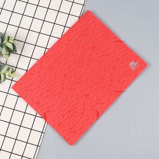 Factory Customized High-Quality Stone Pattern Material Document Envelope with Elastic Band Pp Document Sleeve with Customizable Logo