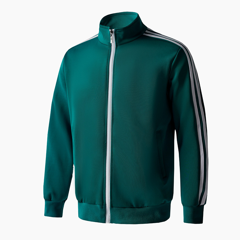 Foreign trade three bars long sleeve sweater spring and autumn men's sports leisure suit sports group clothing long sleeve cardigan two-piece set Foreign trade three bars long sleeve sweater spring and autumn men's sports leisure suit sports group clothing long sleeve cardigan two-piece set