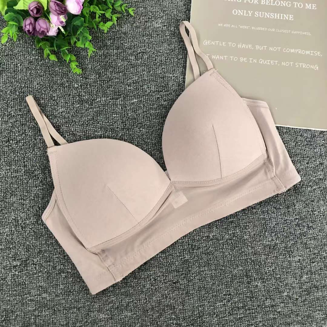 Nueva taza de látex sin marcas de alta calidad, chaleco de dama sin anillo de acero, bra de yoga, ropa interior deportiva, mujer al por mayor