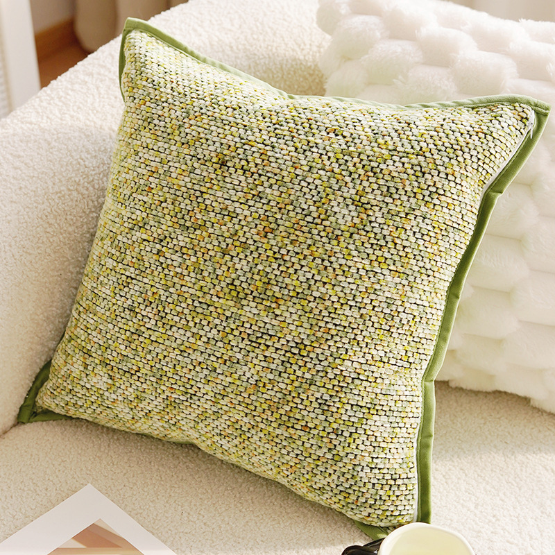 Cojín de cama larga marroquí, almohada lumbar, sofá de sala de estar estilo retro Maillard, funda de almohada con flecos largos, con núcleo image 19