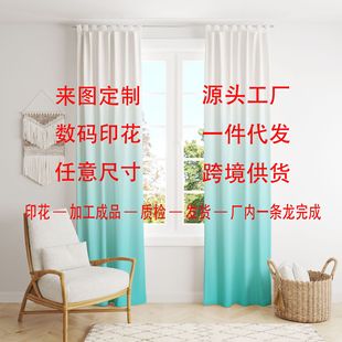 Customized Digital Printed Tablecloth, Tapestry, Beach Towel, Outdoor Curtain, Cross-Border Exclusive for Amazon Temu Dropshipping