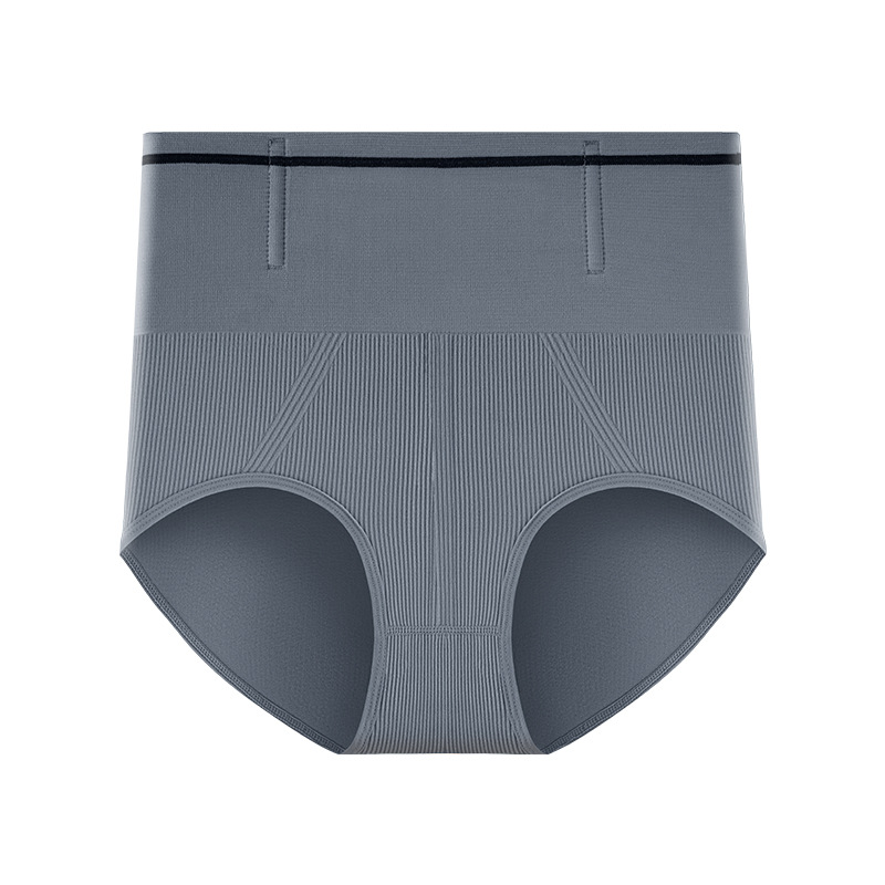 Ropa interior de cintura alta, abdomen, levantamiento de cadera, cintura moldeada fuerte posparto, entrepierna de algodón antibacteriano 9A, ropa interior de mujer transpirable de alta elasticidad