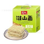 寿桃 淮山面超Q蛋面1200g 整箱装非油炸方便面家庭装荞麦面易熟面