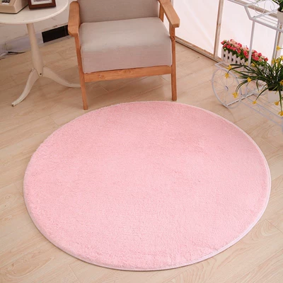 Indoor House Boys and Girls – Çadırlar - round-carpet-pink-double