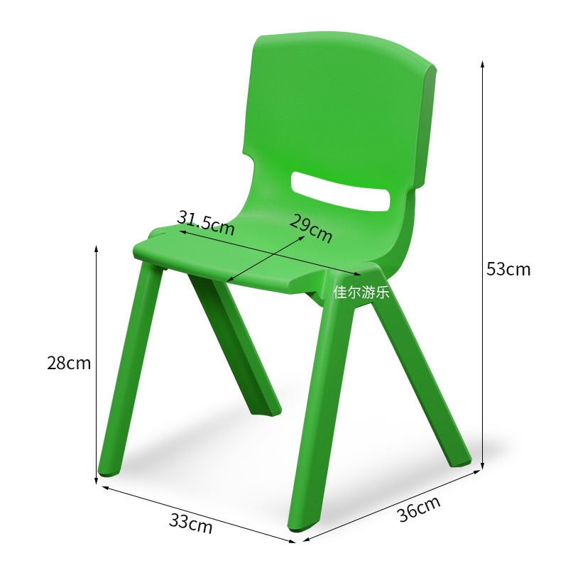 silla de respaldo de jardín de infantes silla para niños taburetes gruesos silla de comedor de plástico pequeño taburete doméstico pequeño image 22