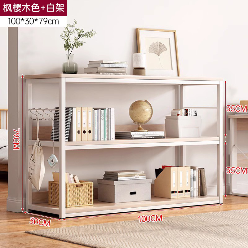 Estante de almacenamiento de piso integrado contra la pared estante de almacenamiento multicapa estante de biblioteca estante de oficina estante de almacenamiento armario