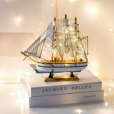 Wooden Sailing Model Decoration Everything is going smoothly graduation Confidante Classmate birthday gift Schoolboy Significance
