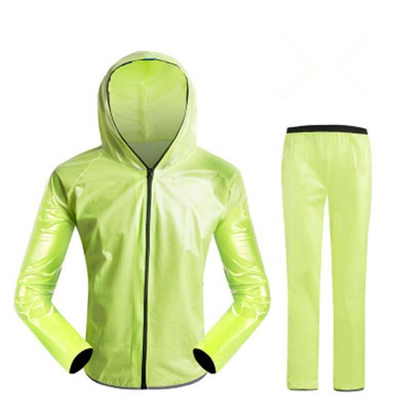 Outdoor raincoat rain pants suit adult split raincoat men's sun protection breathable lightweight TPU bicycle riding raincoat Outdoor raincoat rain pants suit adult split raincoat men's sun protection breathable lightweight TPU bicycle riding raincoat
