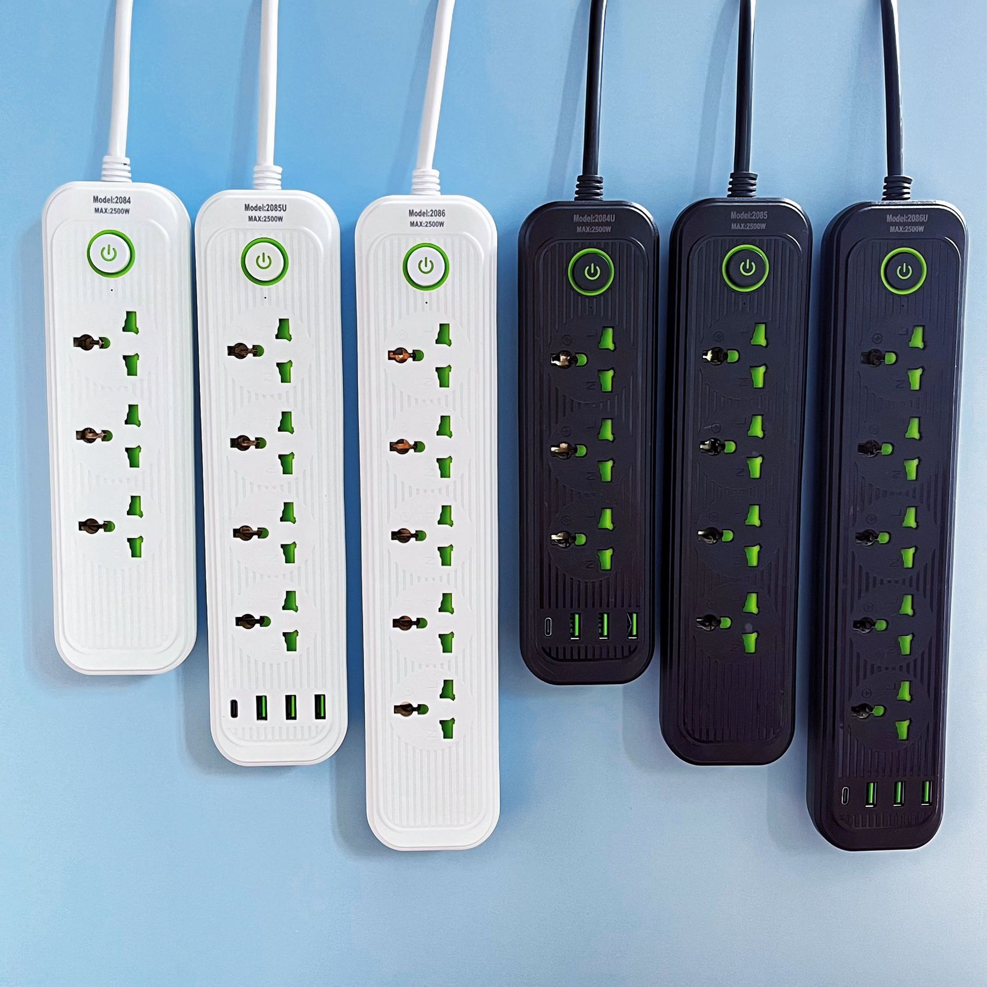 跨境外贸USB插座毛里求斯柬埔寨泰国万能孔欧标美标英标插座批发