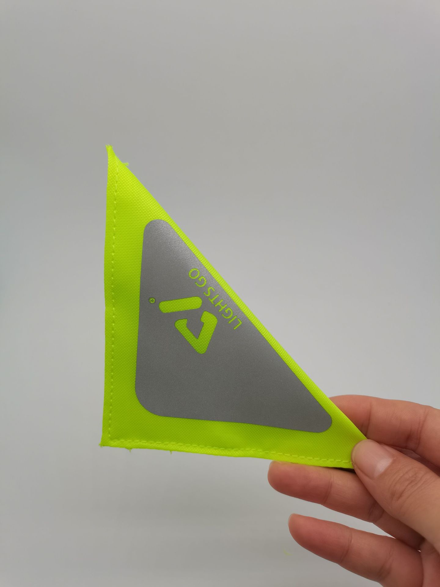 工厂婴儿车童车牛津布底反光标反光魔术车缝标 自行车反光标