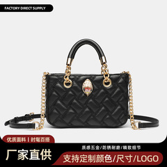 包包夏季女款百搭包包女包翻盖小方包单肩斜挎包新款菱格链条包