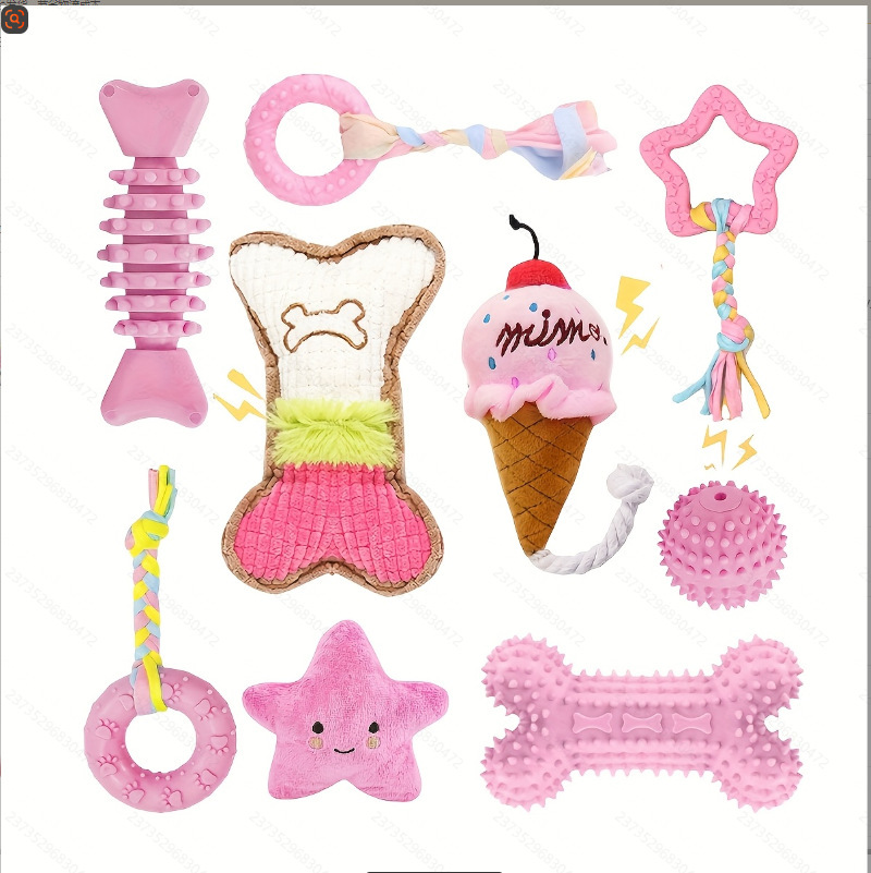 Juguete para mascotas de TPR de gran venta transfronterizo, palo de dentición para perros para entretenimiento, juguete de autoentretenimiento para cachorros duradero y resistente a las mordidas.