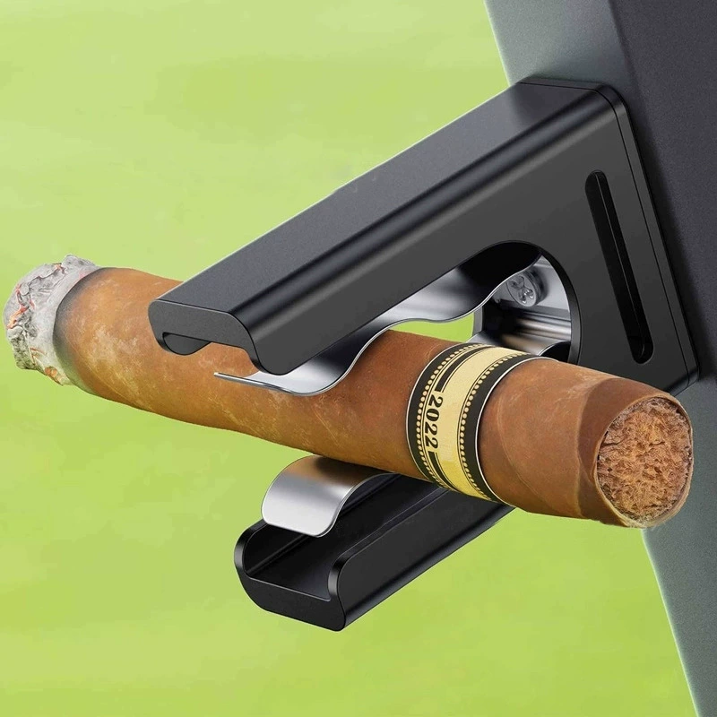 Металлическая подставка для сигар с магнитным основанием, регулируемый премиальный зажим для сигар с резинкой, горячая распродажа на Amazon