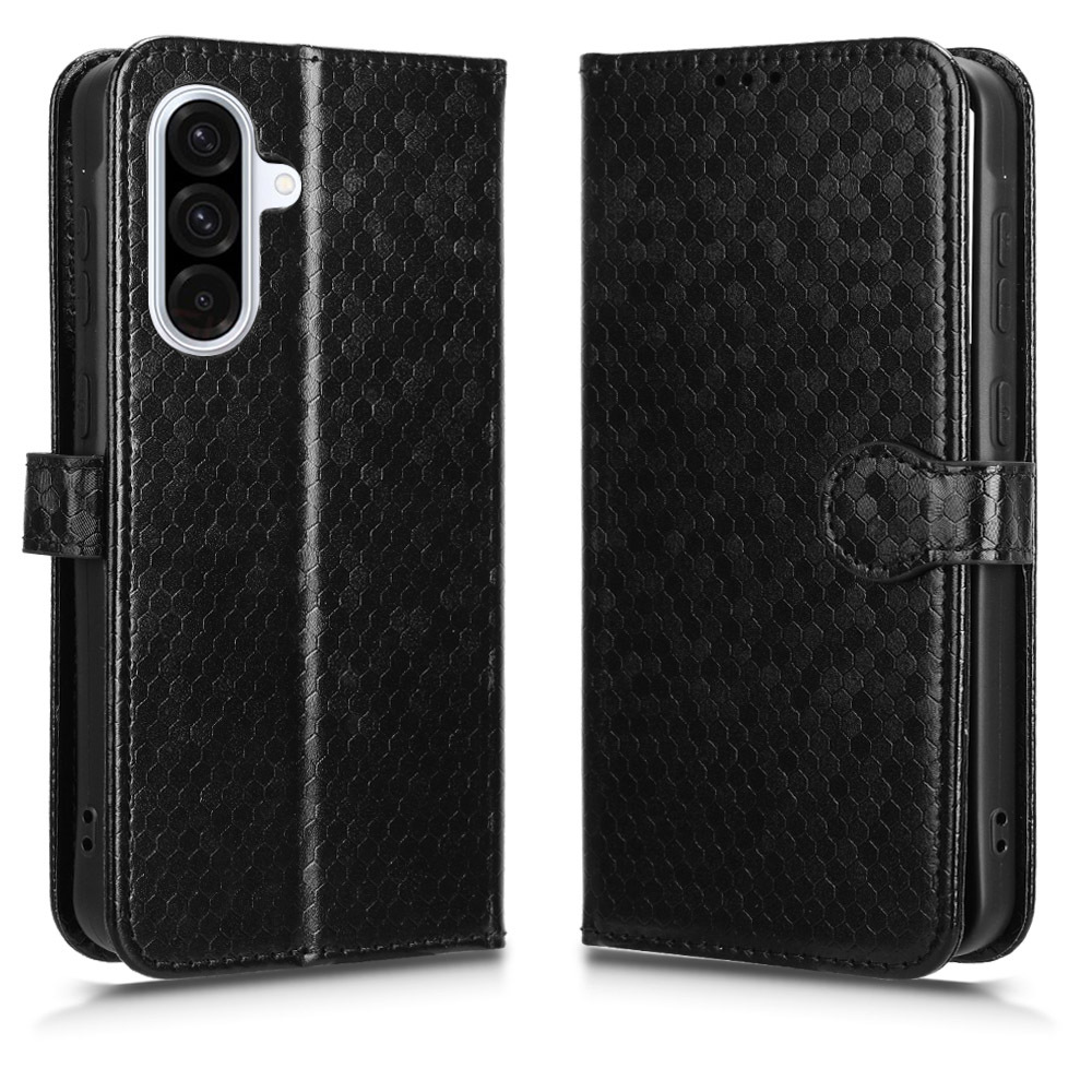 Passend für Samsung Galaxy A36 5G: Lederhülle mit Polka-Dot-Muster, Kartenfach und Klappdeckel_voghion.com