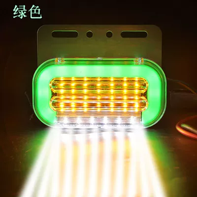 Truck Guide Lights Sequential Turn Signal – Dönmə işıqları - light-guide-6d-edge-light-24v-green-standard