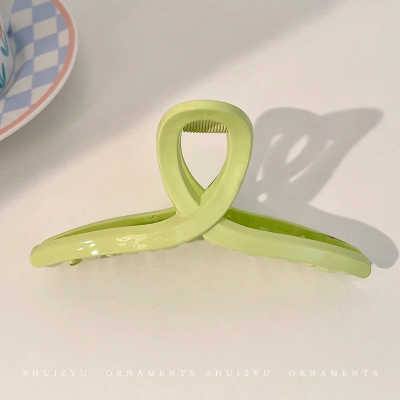 Accesorios para el cabello con horquilla de tiburón, horquilla de sentido avanzado, parte posterior de la cabeza femenina, clip para el cabello simple, tocado, pinza para el cabello, horquilla grande