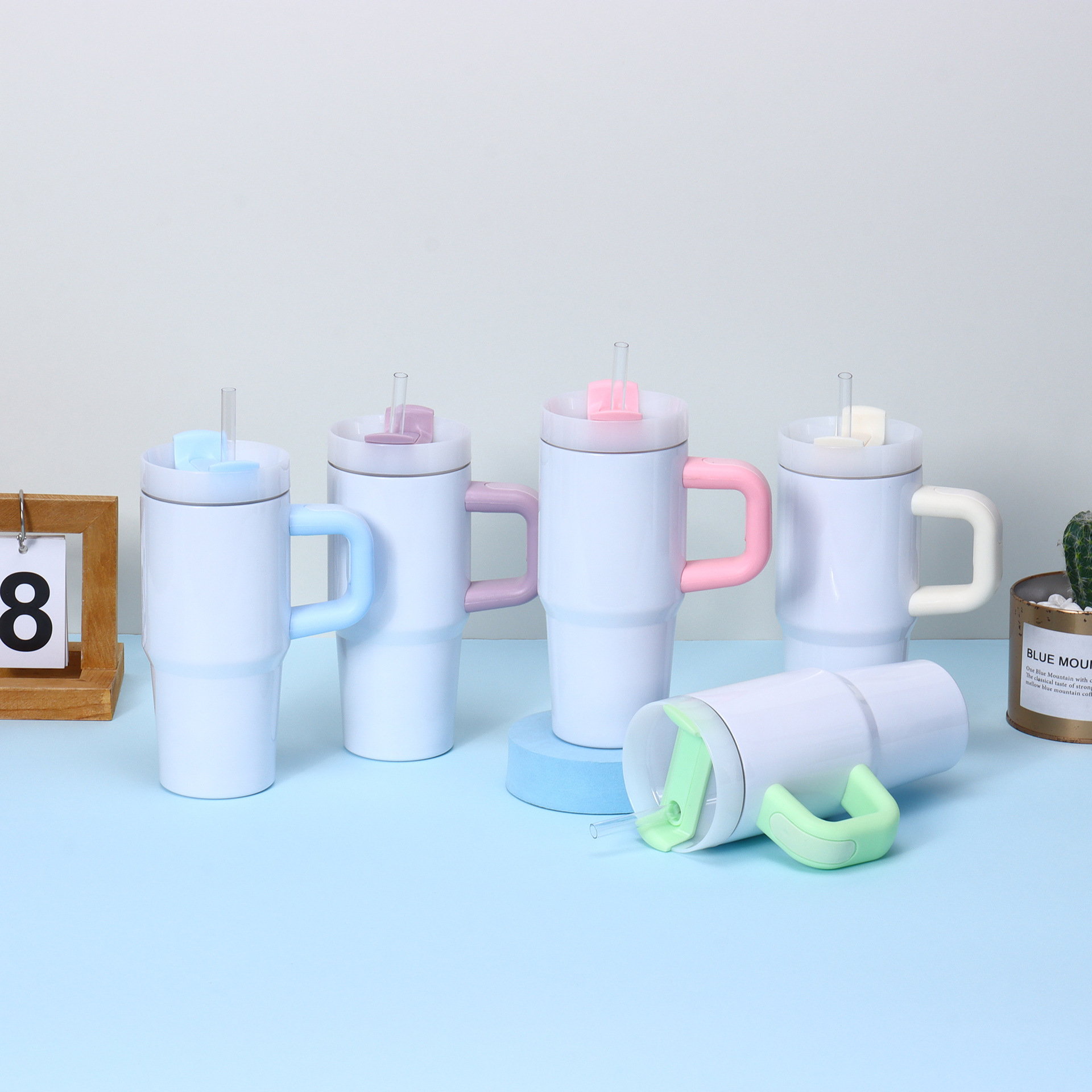 Nuevo 14oz caliente sublimación 304 taza de acero inoxidable taza de té conveniente taza de deporte taza de aislamiento