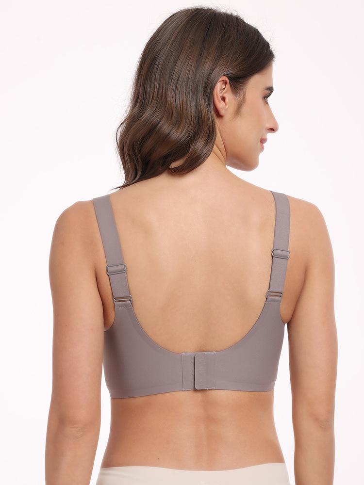 Sutiã push-up sem aro respirável algodão seda conforto estilo_voghion.com