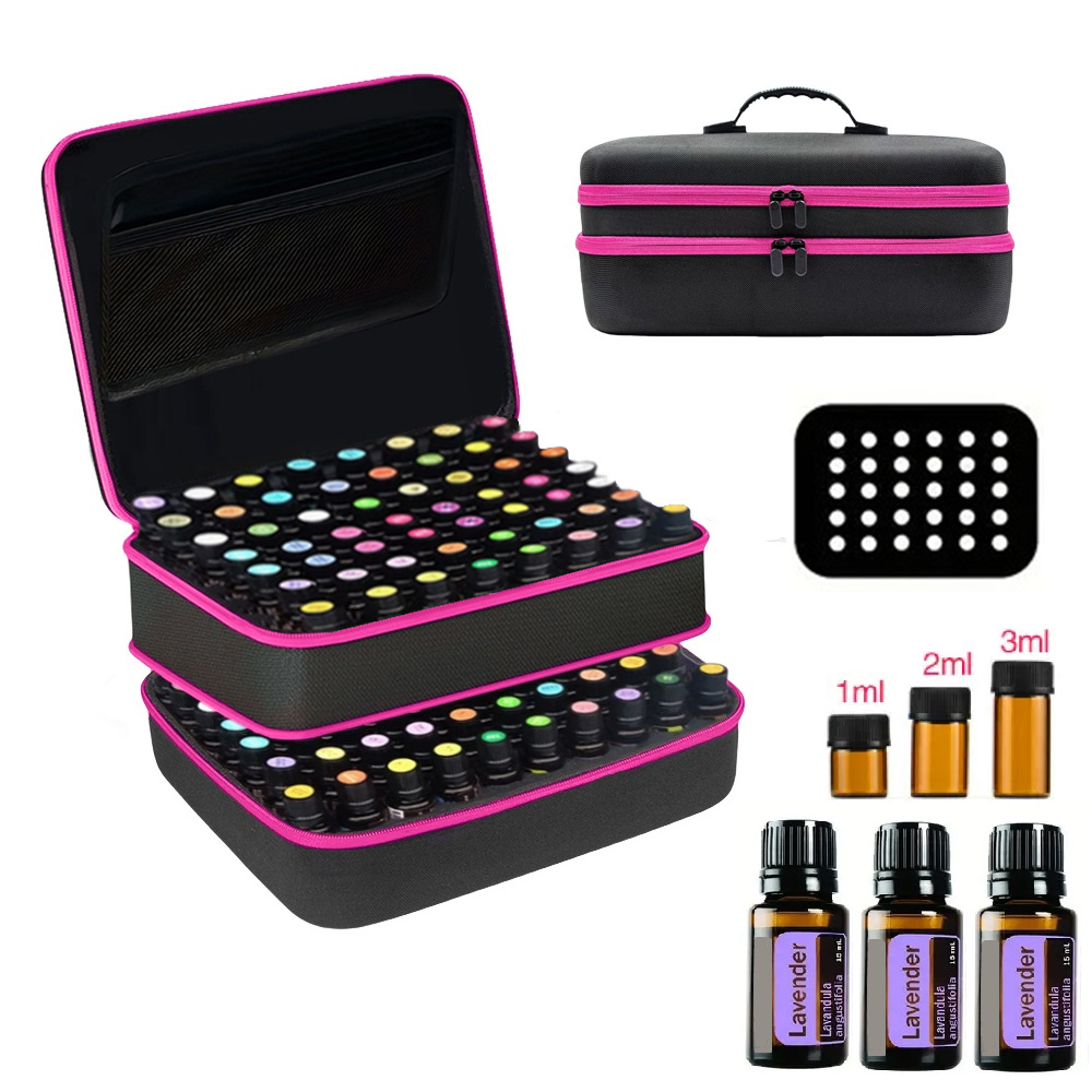 136 그리드 더블 레이어 에센셜 오일 팩 로즈 레드