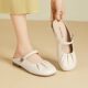 Gomei's Half Slippers Women's 2025 New Lightweight Half-Shoe Women's Shoes Outer Wear Slip-on Women's Shoes Flat Shoes