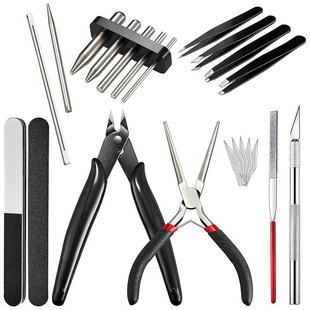 Metal Puzzle Tool Set DIY Metal Model Auxiliary Tools for 3D Metal Puzzle Assembly