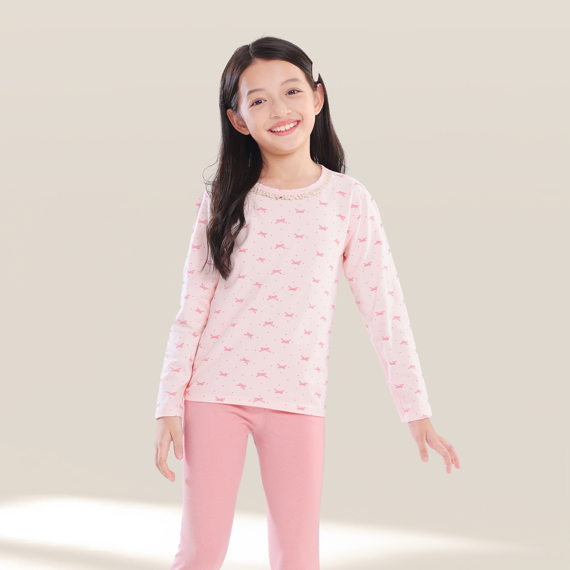 25 otoño y invierno nuevos niños chaqueta de otoño pantalones set Laica delgada ropa interior para niños niñas sin hueso ropa interior set