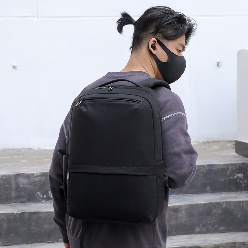 双肩包男大容量商务休闲背包女 防泼水书包多功能USB15.6寸电脑包