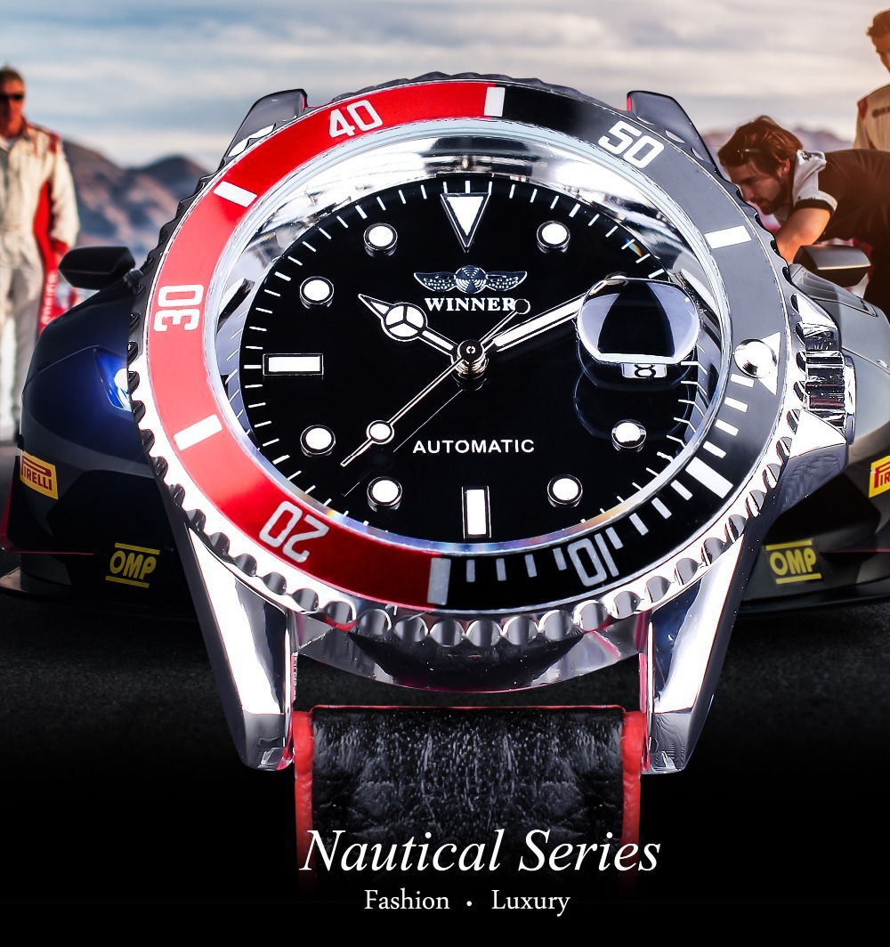 Automatic Mechanical Men's Watch Luxury Stainless Steel Casual_voghion.com