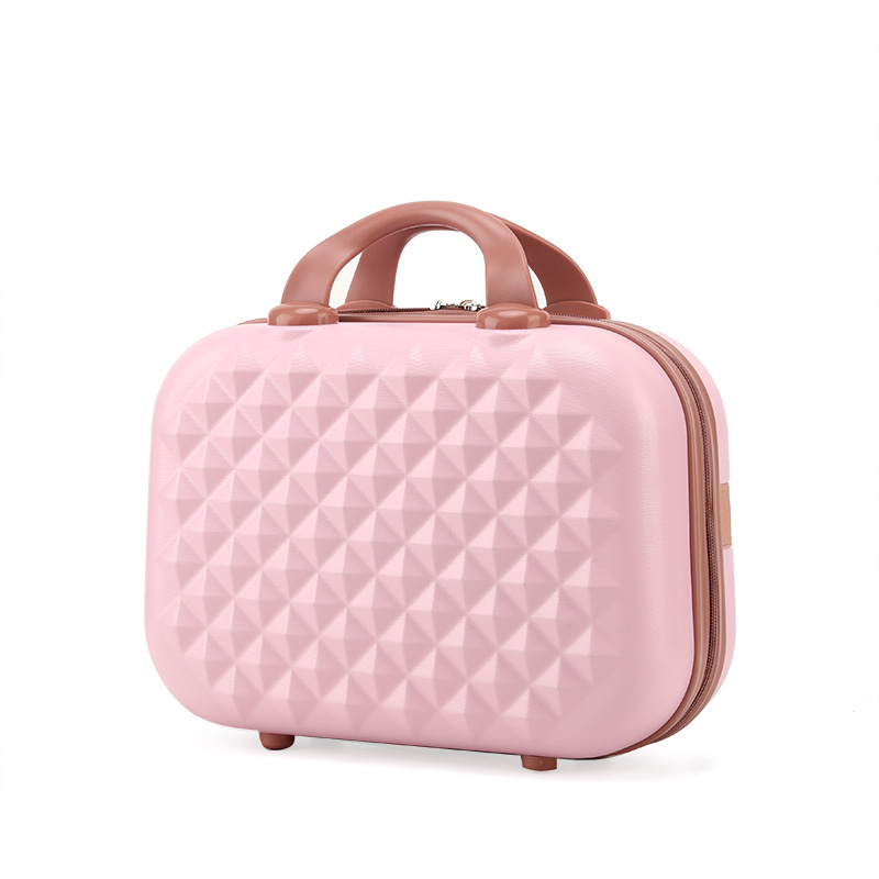 14 pulgadas mini Corea del Sur cremallera retro portátil caso cosmético niño y madre equipaje regalo caso bolsa de cosméticos bolsa al por mayor