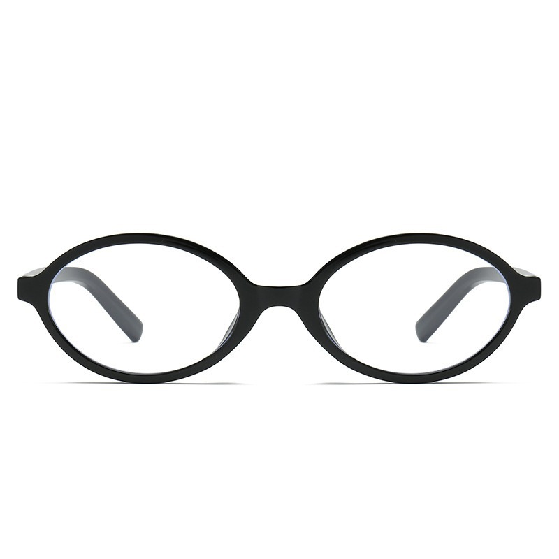 Zhang Yuanying con gafas de marco elíptico de nerd simple pueden equiparse con lentes de marco TR90 de tortuga antiluz azul miopía image 6