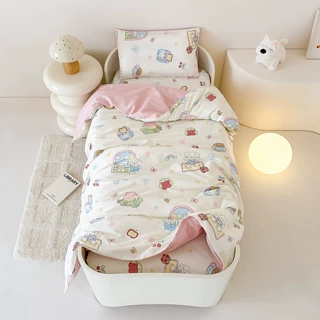 午睡幼儿园被子三件套被套被褥被芯儿童床品六件套儿童床上用品