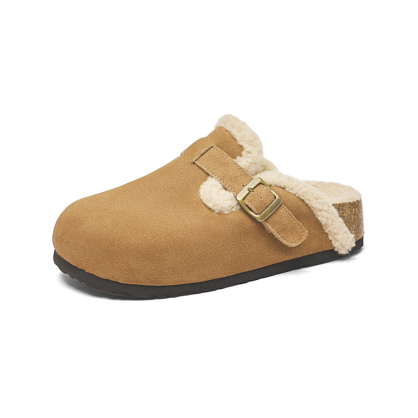 2026 nuevos zapatos de primavera de un pie con una base gruesa zapatillas de cabeza de bolco de mujer Bocken