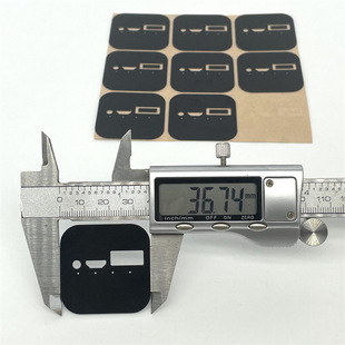 CNC Carving Processing PmmA/PC Transparent Window Lens, Silk Screen Black with Adhesive Backing 1.6mm