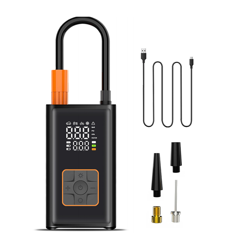 Neumático inteligente transfronterizo inflable portátil inalámbrico coche pantalla digital bomba de aire de neumáticos multifunción coche banco de energía