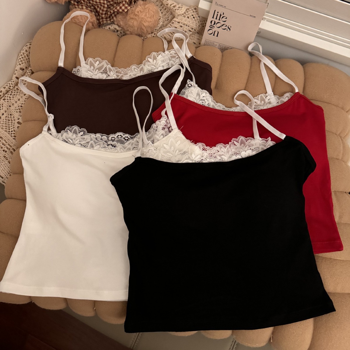 Elastic sexy brand lace design summer short T-shirt