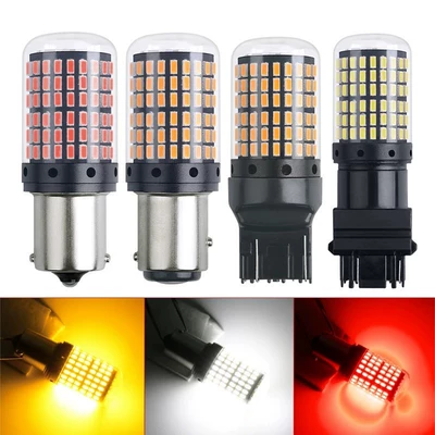 Avtomobil LED Dönmə Siqnal Əyləc İşığı 7440 3014 144Smd Dekodlaşdırma 1156 Yüksək Parlaqlıqlı Geri Hərəkət İşığı