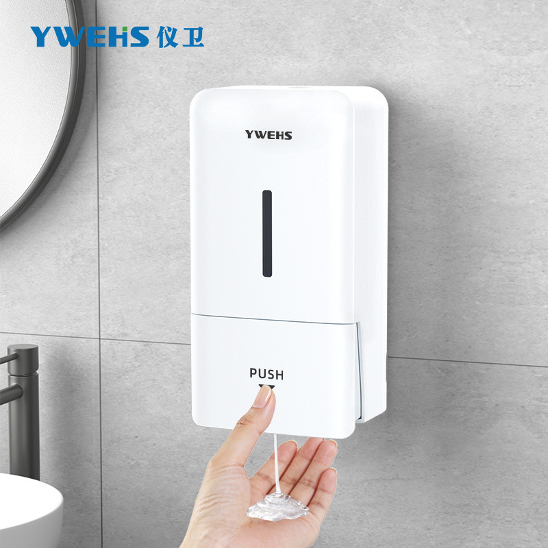 Foam Hand Soap Dispenser Wall-Mounted Soap Dispenser No-Drill Hand Sanitizer Box Kitchen Detergent Bottle Cleaning