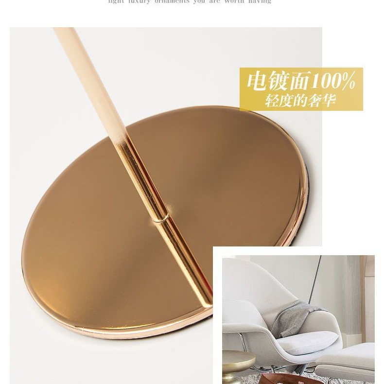 Vacaciones cumpleaños candelabro decoración oro luz lujo vela lámpara hogar occidental romántica boda vela cena Accesorios